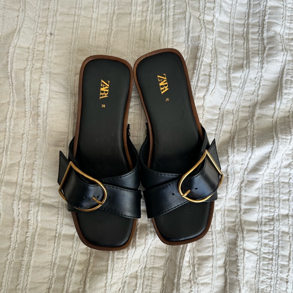 zara platform sandals